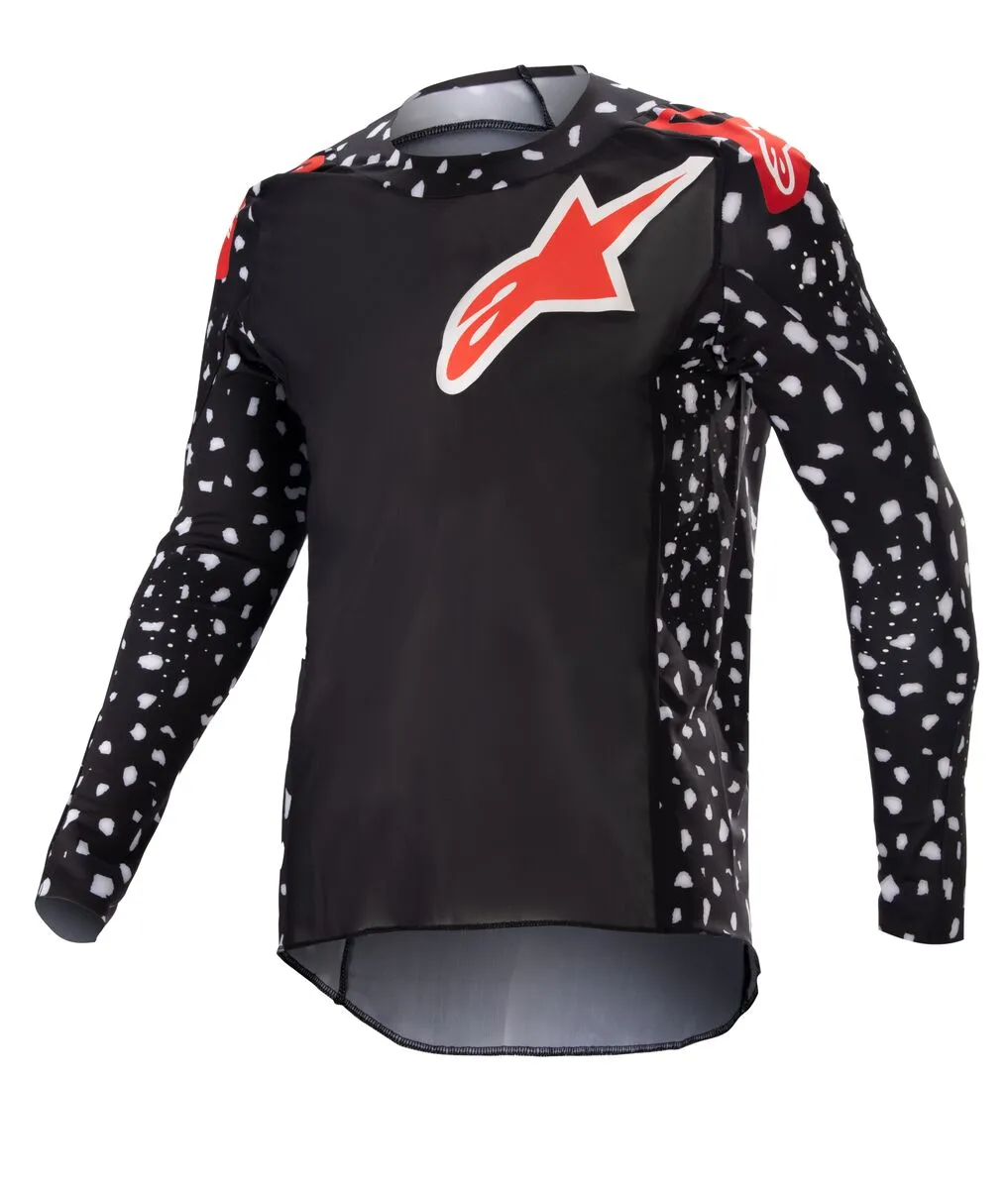 Alpinestars Youth Racer North Black Neon Red Motocross Kit Combo