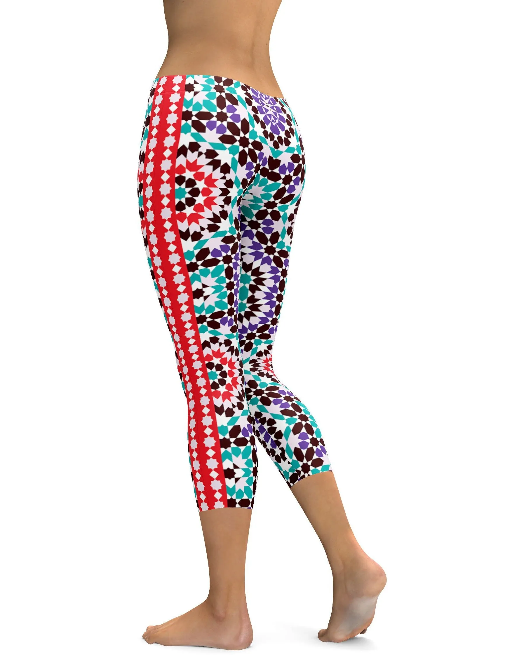 Arabic Mosaic Capris