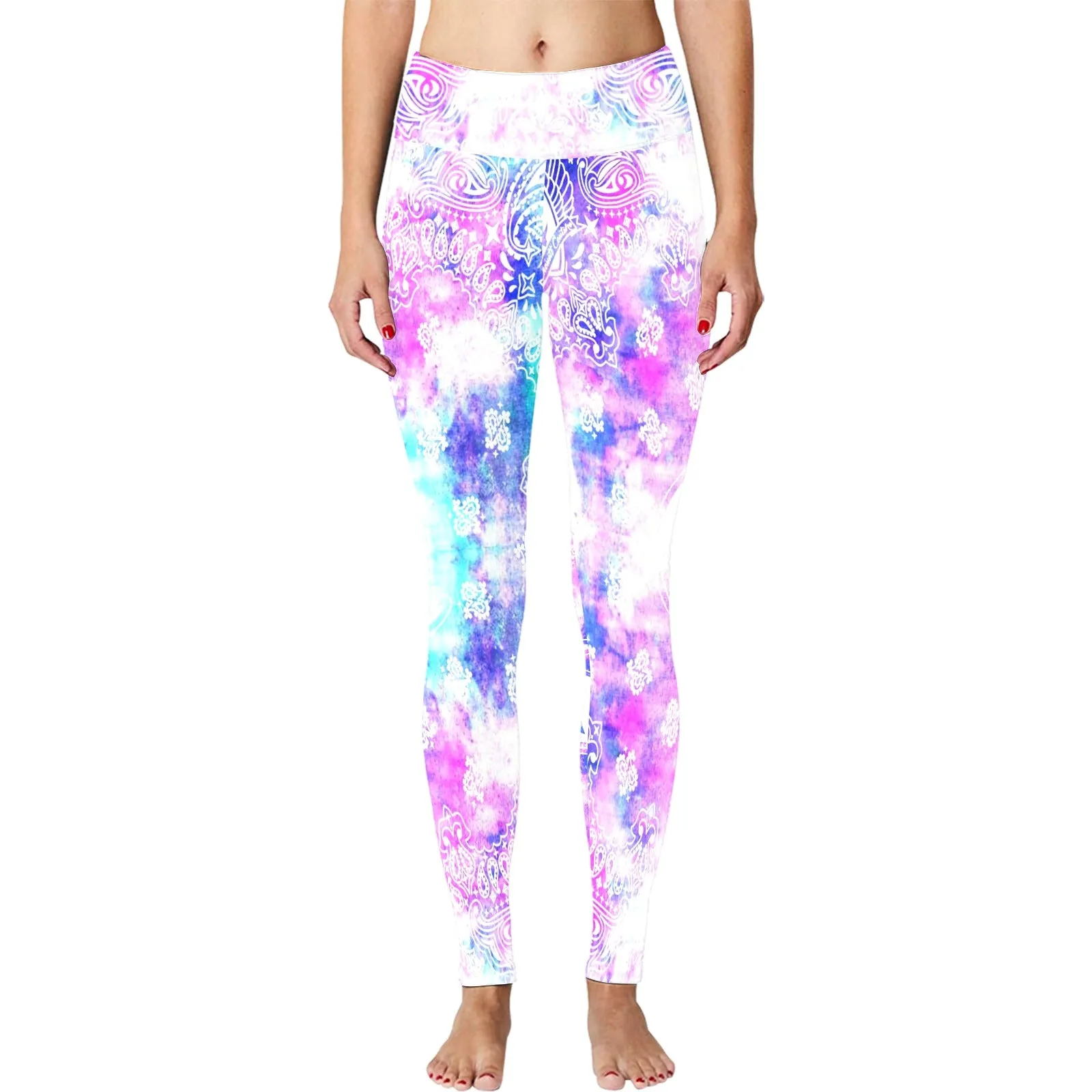 BANDANA COLORFULL Big Size Workout Leggings