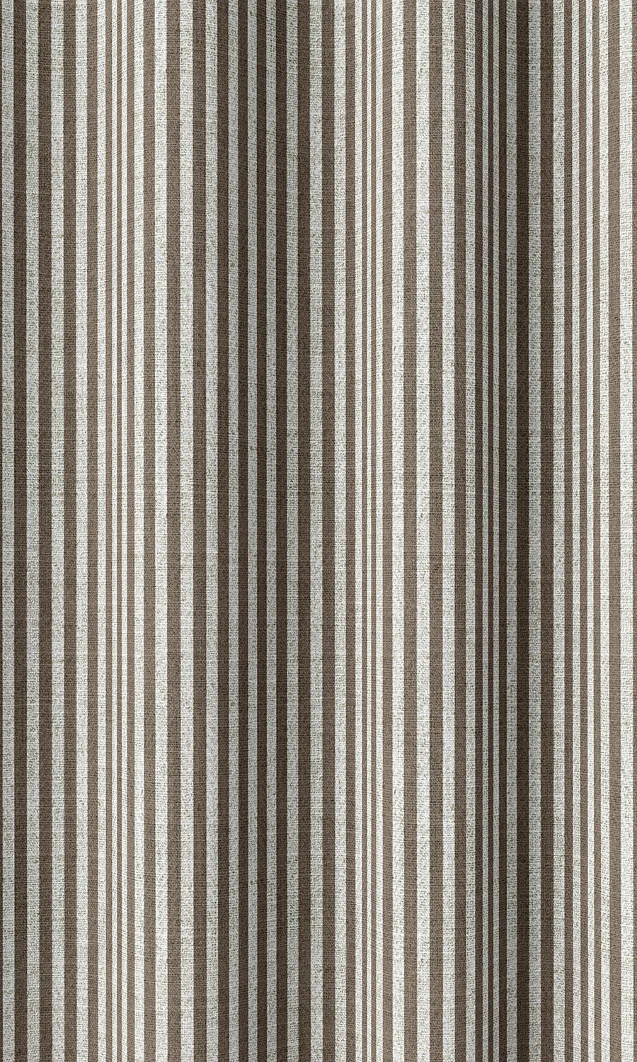 'Birches' Modern Striped Print Roman Blinds (Cedar Brown)