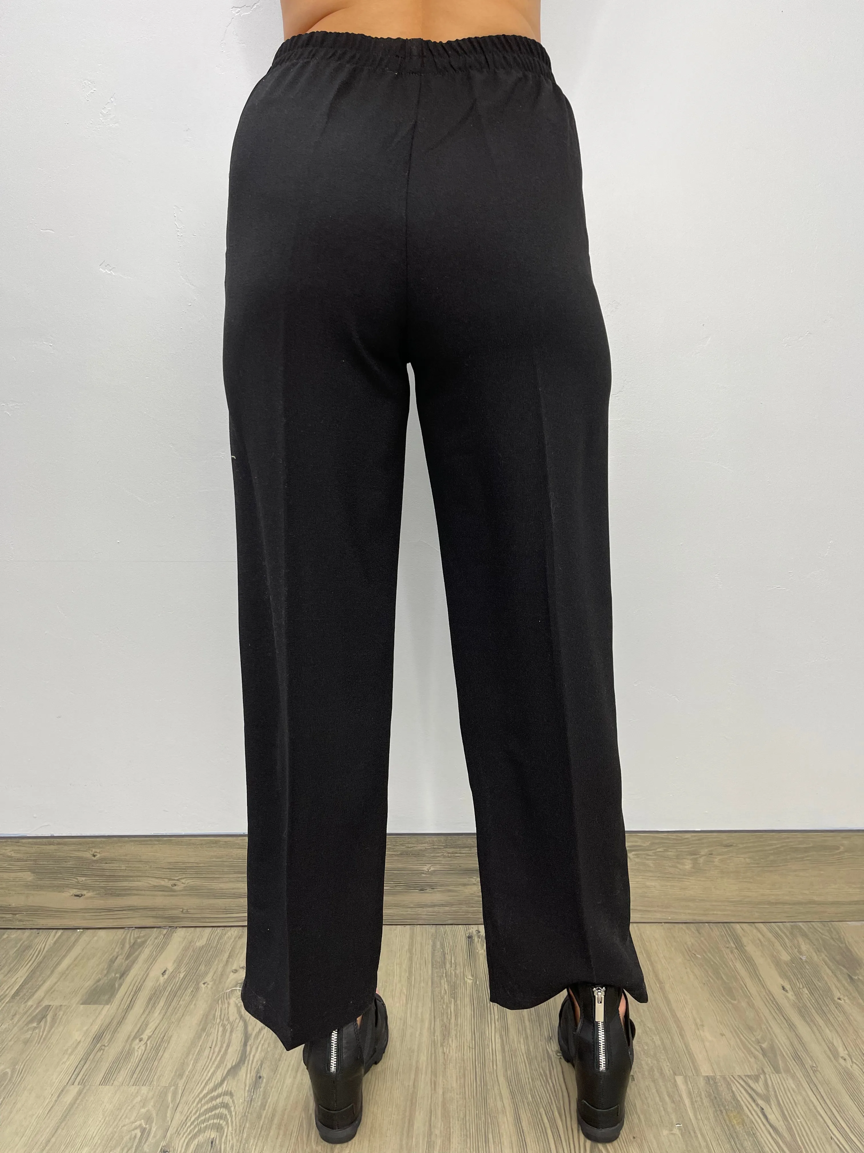 Black Straight Leg Pant