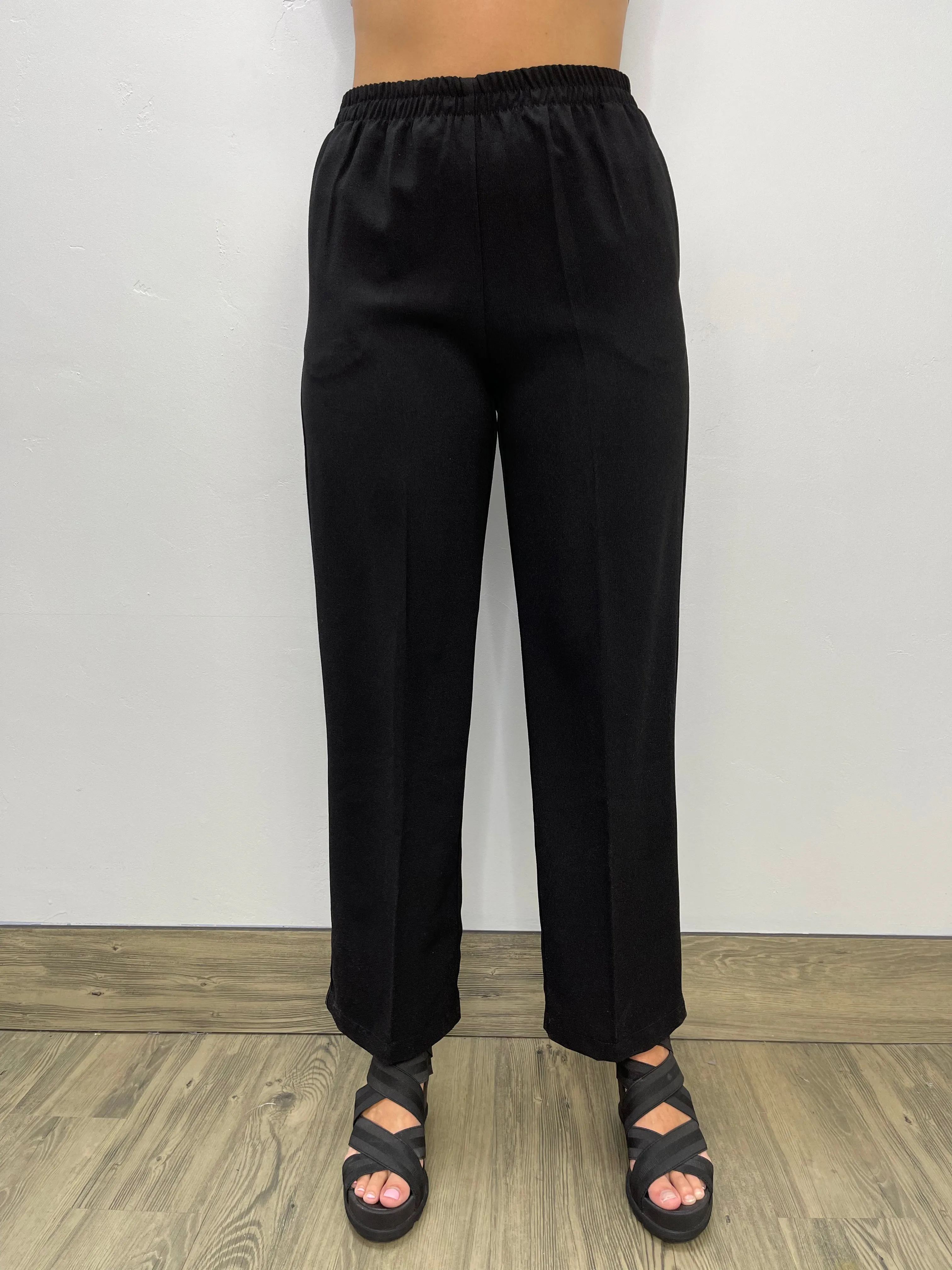 Black Straight Leg Pant