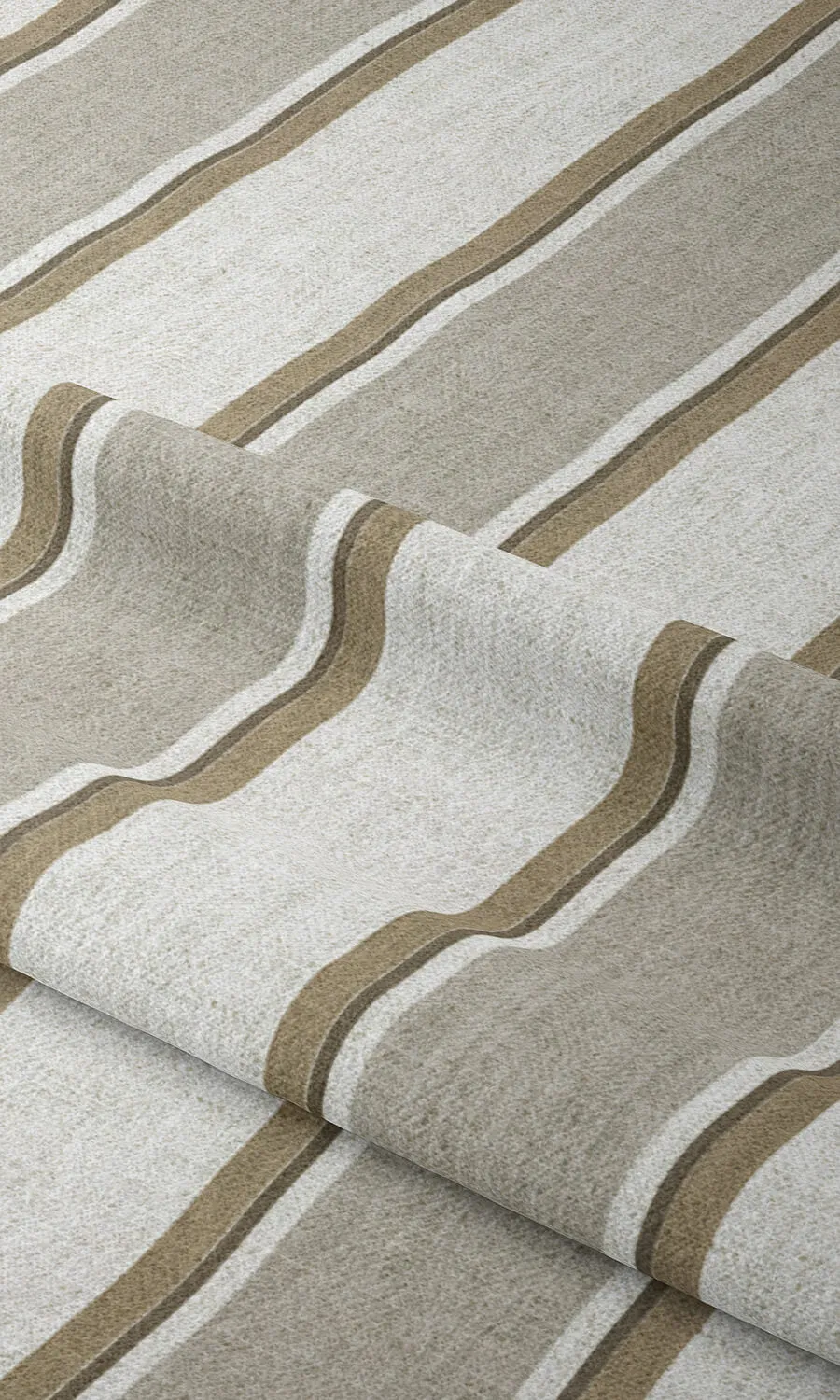 'Blissful Space' Modern Striped Blinds (White/ Brown/ Beige)