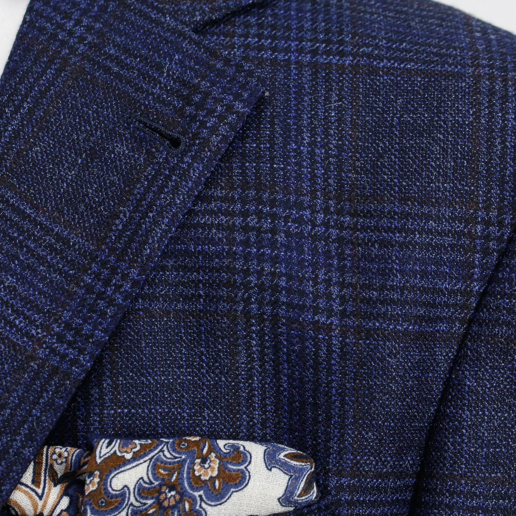 Blue Prince of Wales Check McAllen Contemporary Fit Sport Coat - Jack Victor