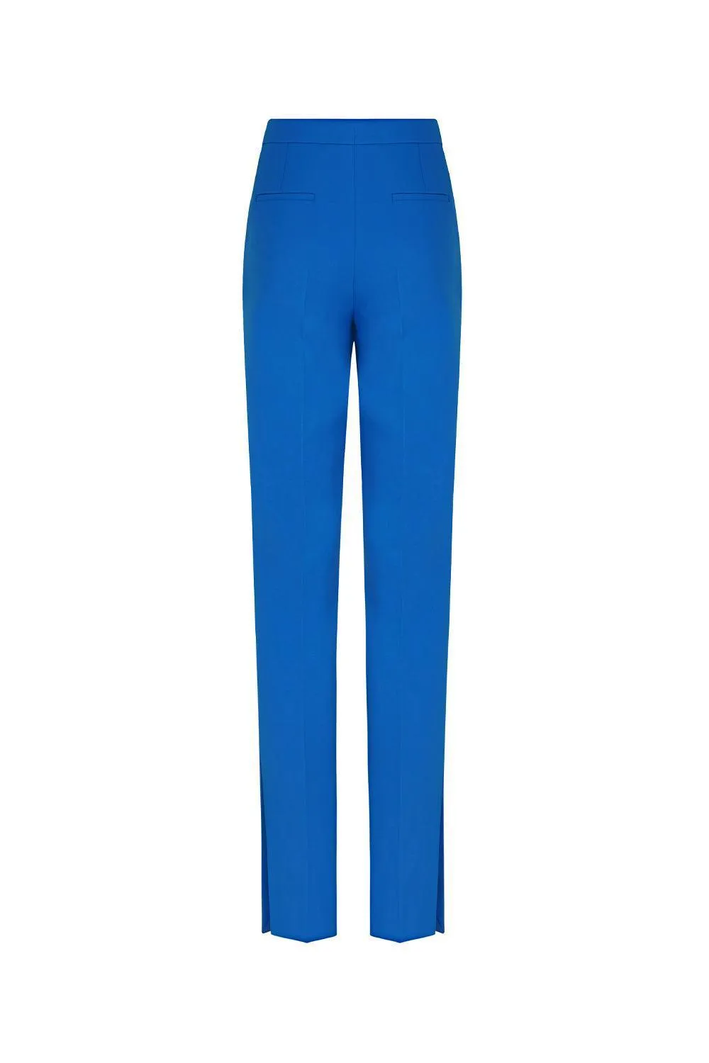 Carnaby Straight Slim Leg Crepe Floor Length Pants