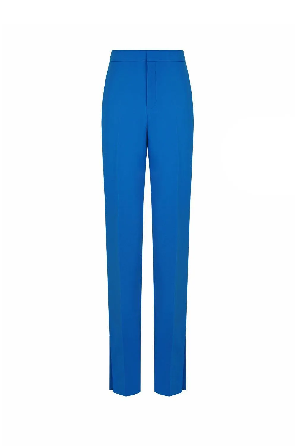 Carnaby Straight Slim Leg Crepe Floor Length Pants