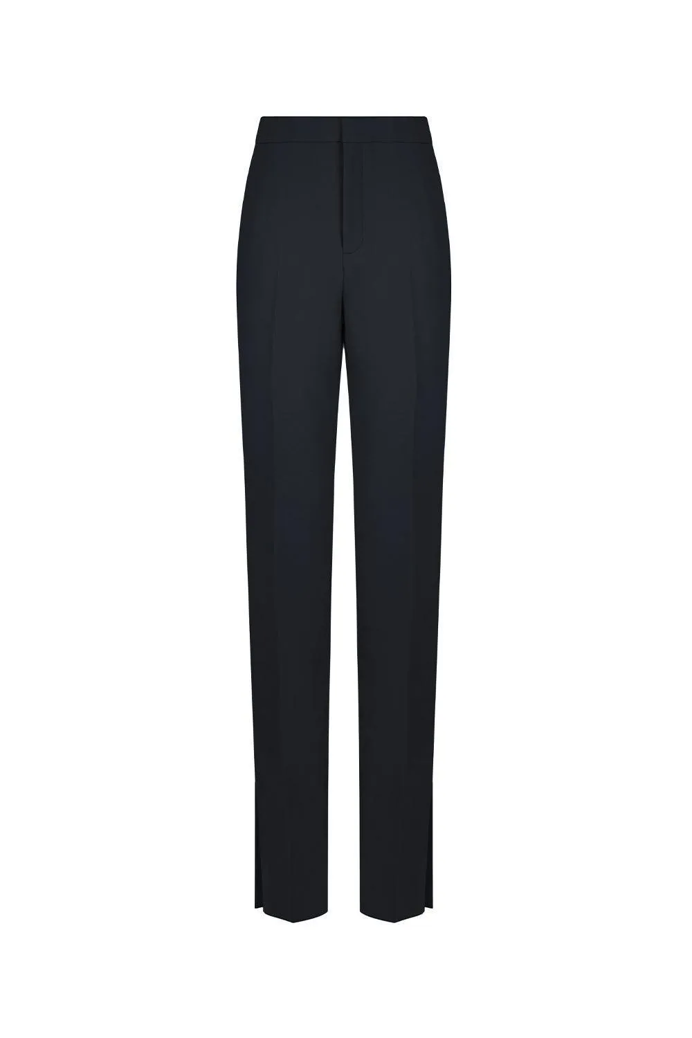 Carnaby Straight Slim Leg Crepe Floor Length Pants