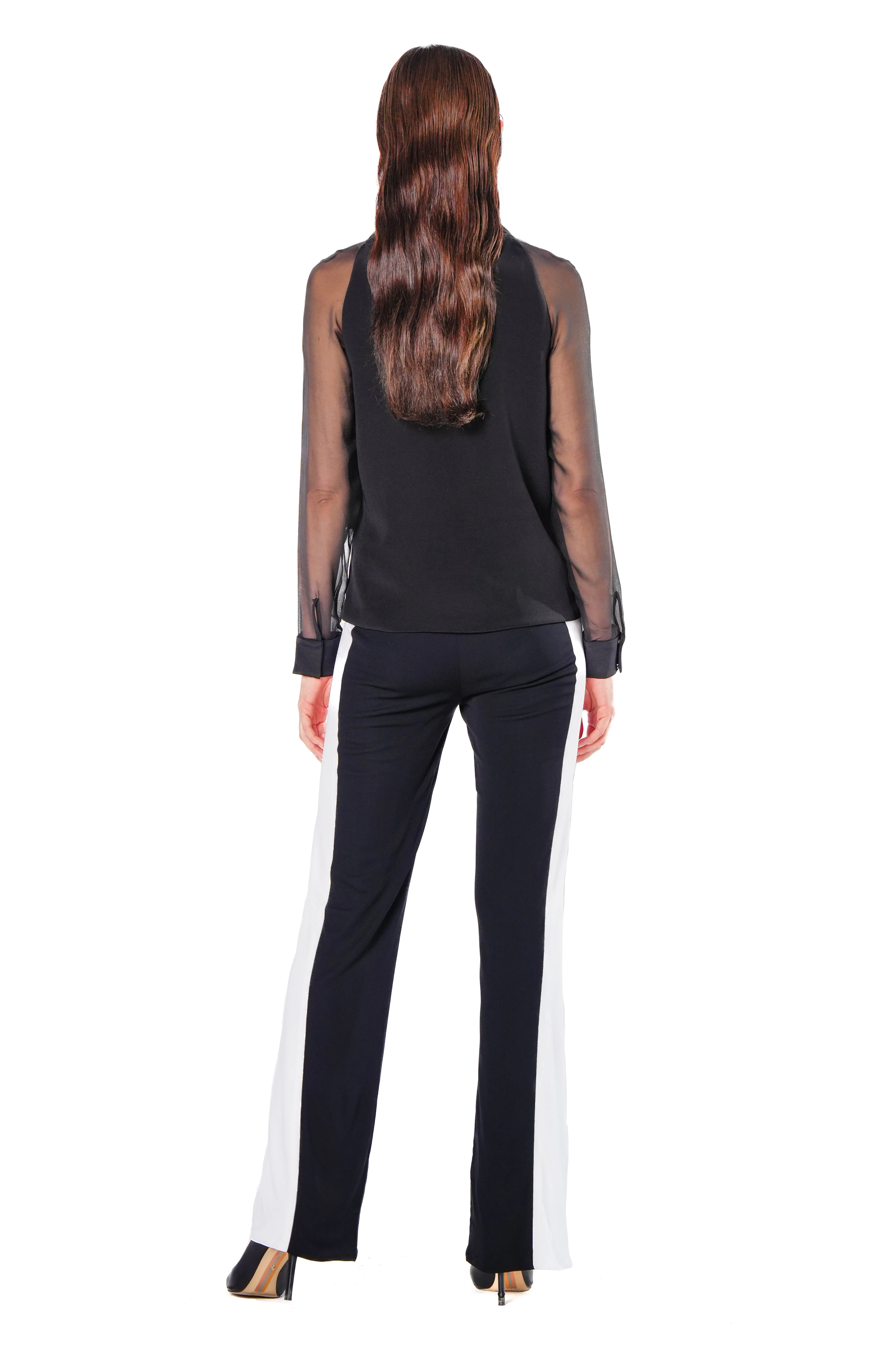 Cori Contrast Panel Jersey Pants