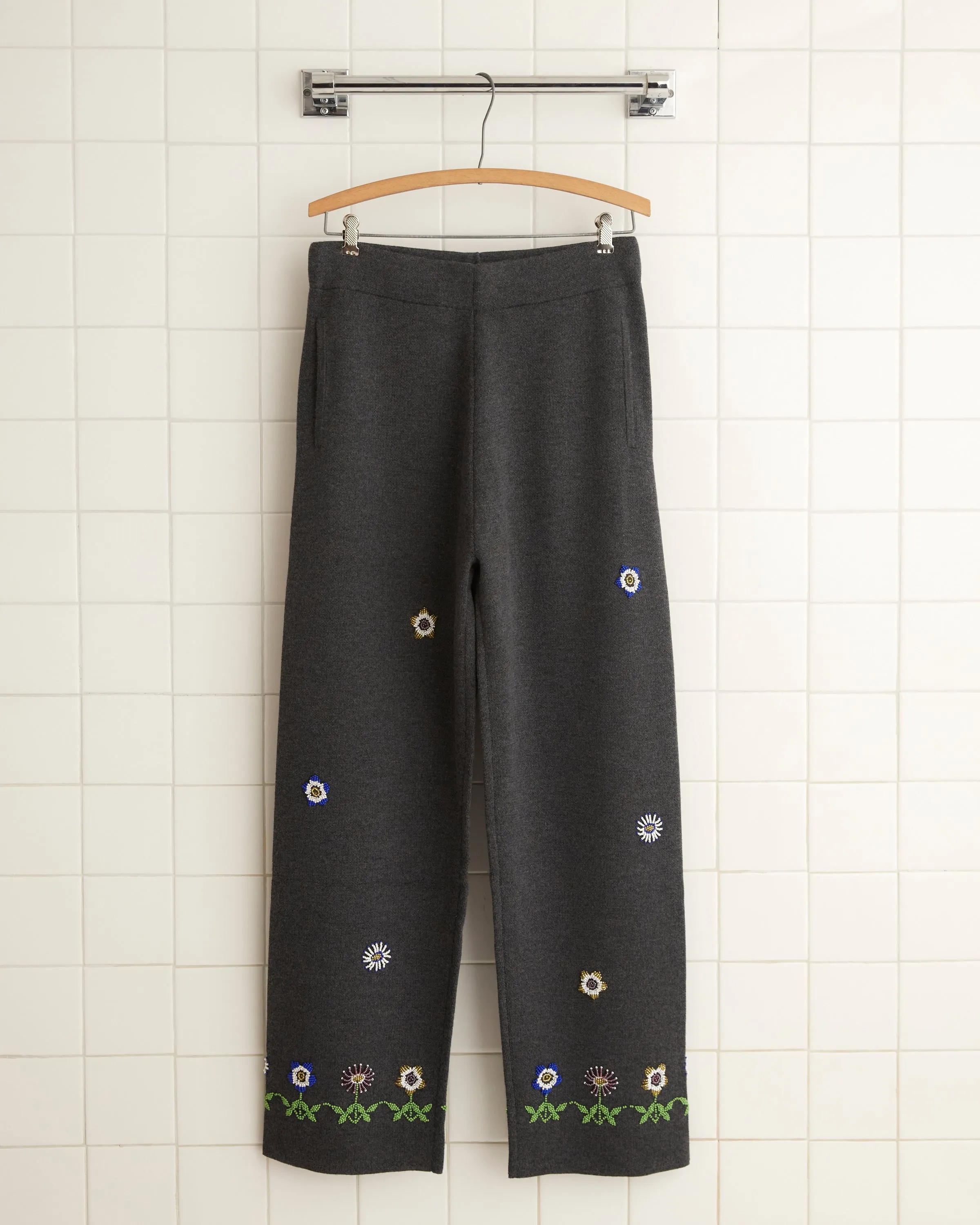 Daisy Garden Joggers - Grey