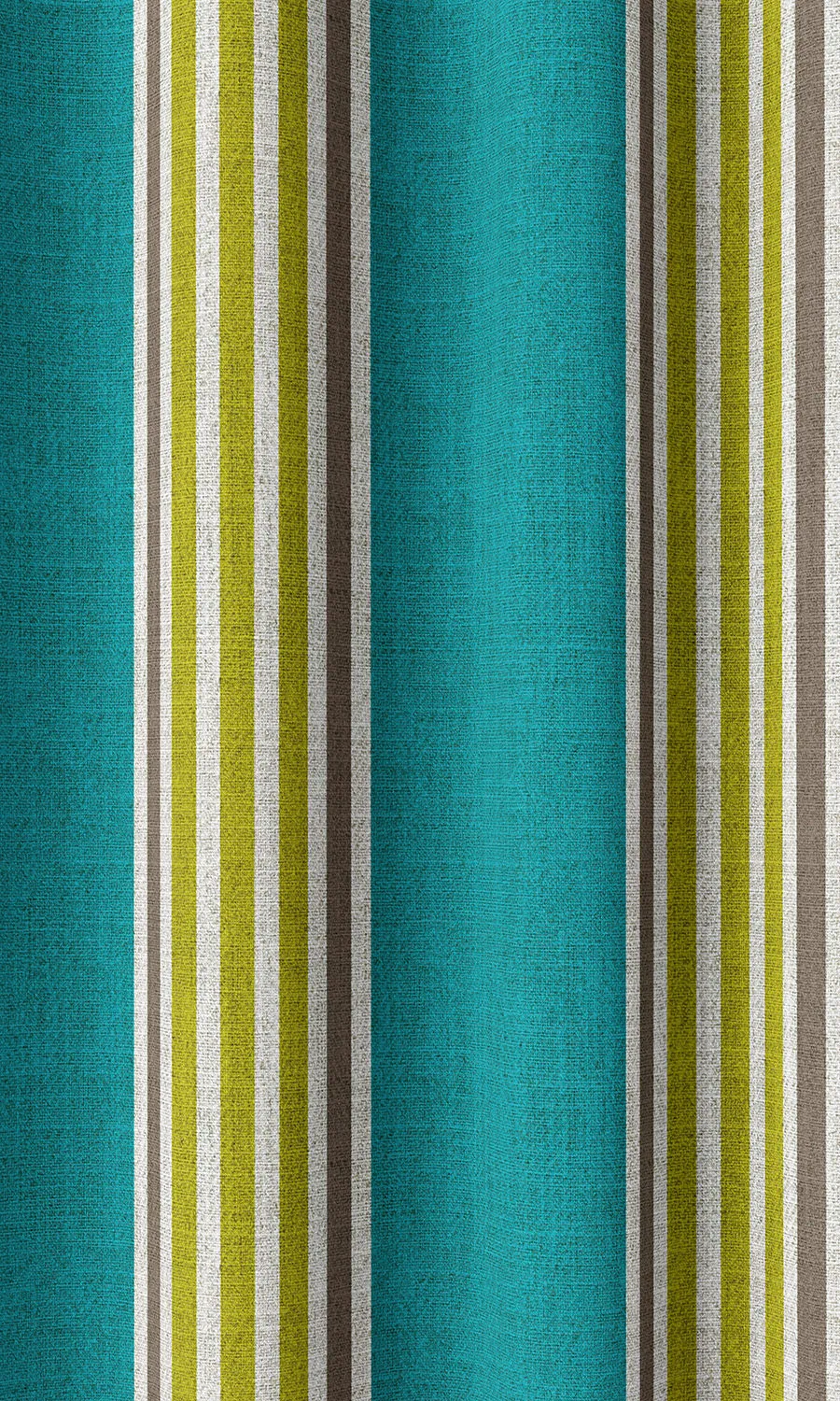 'Delphi' Modern Striped Custom Roman Blinds (Blue/ Green)