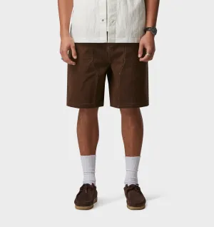 Double Knee Workers Short - Dark Brown