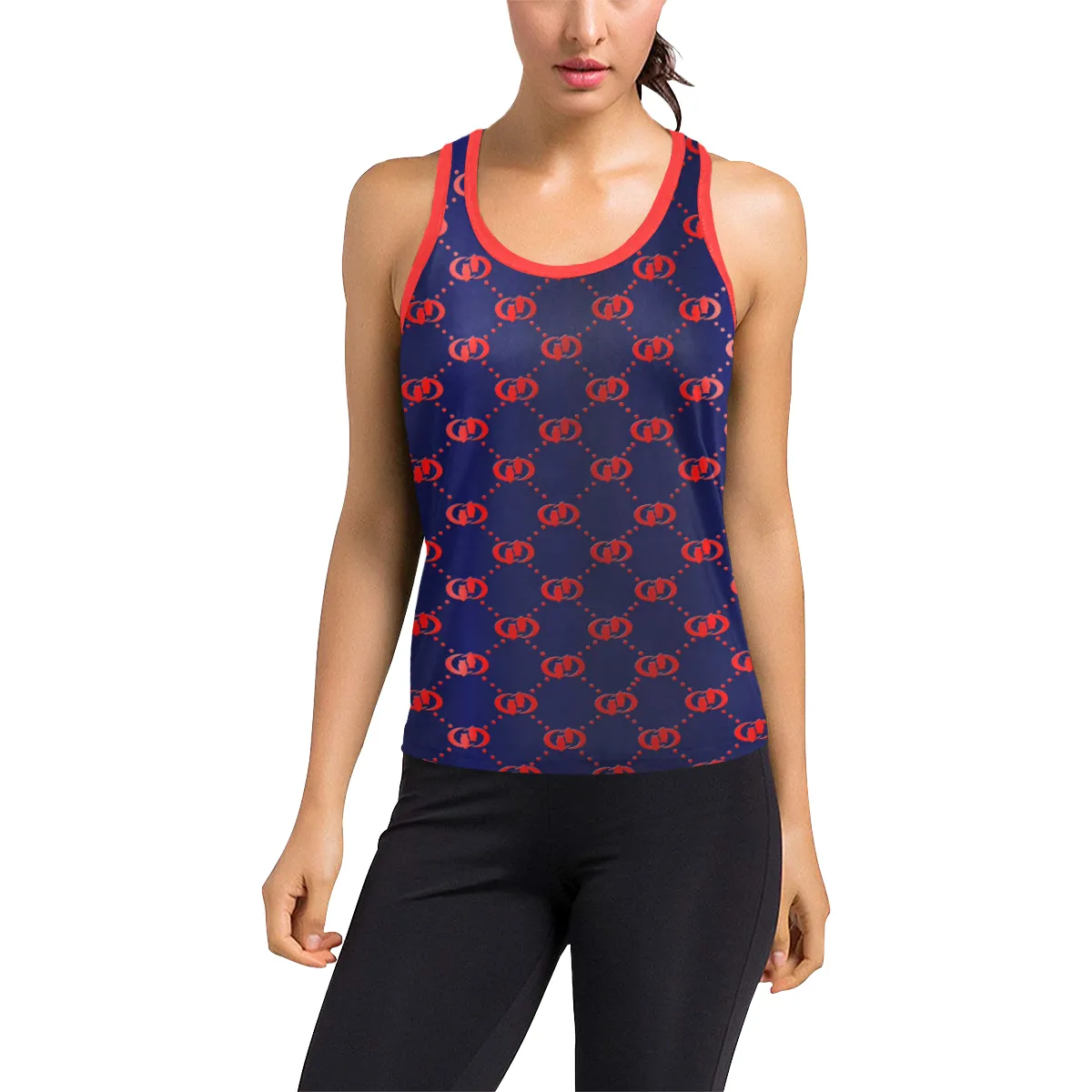 EXCELLENCE BLURED Women's Racerback Tank Top