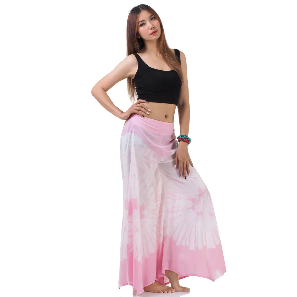 Fresh Mint Hippie Tie Dye Palazzo Pants