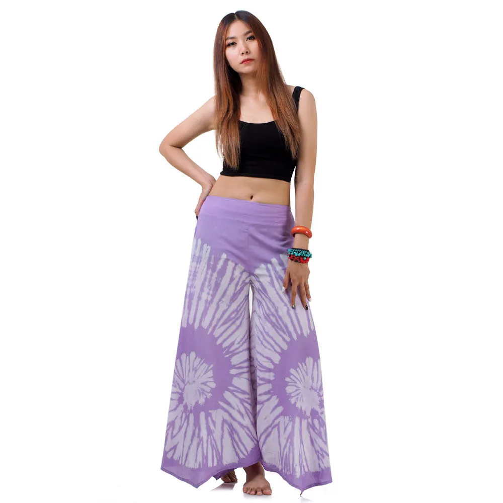 Fresh Mint Hippie Tie Dye Palazzo Pants