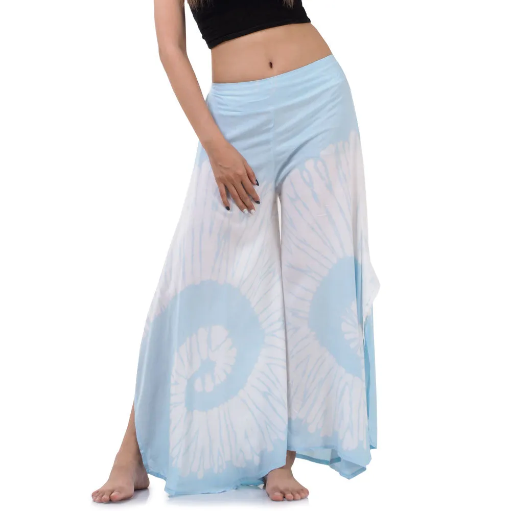 Fresh Mint Hippie Tie Dye Palazzo Pants