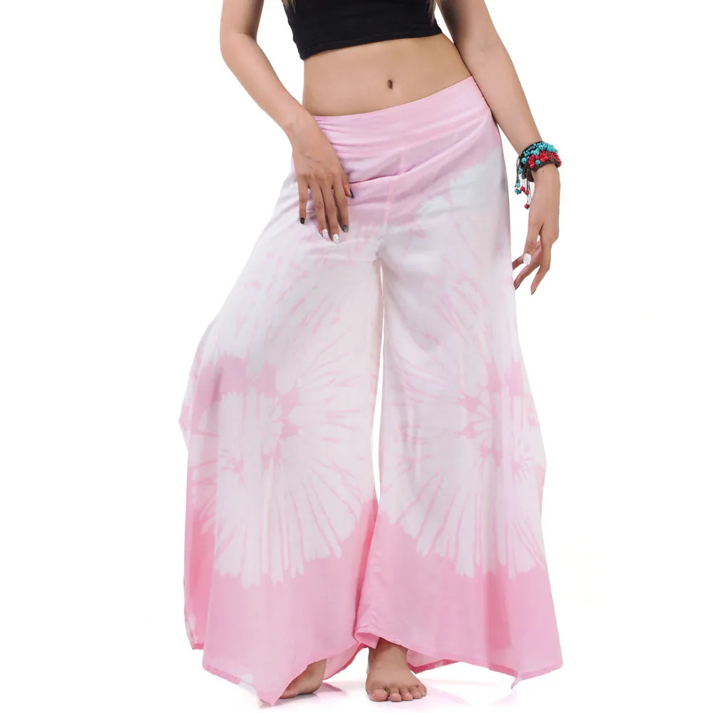 Fresh Mint Hippie Tie Dye Palazzo Pants