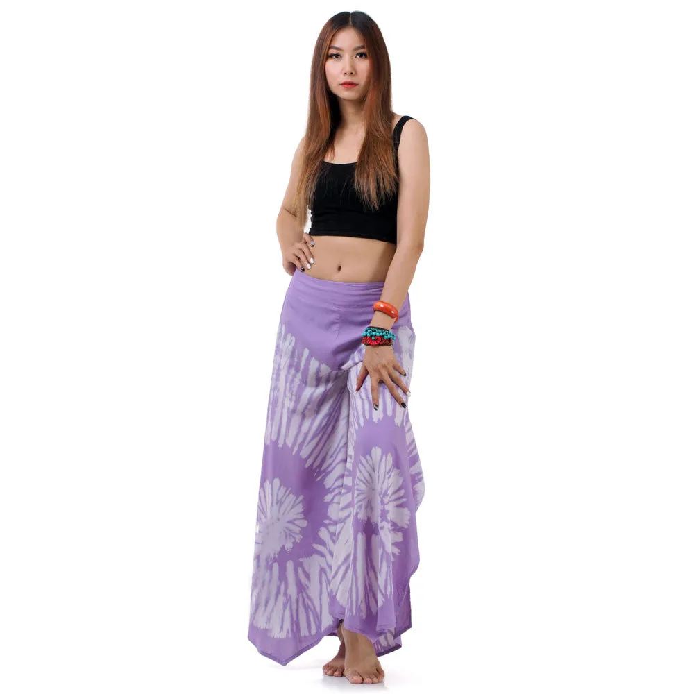 Fresh Mint Hippie Tie Dye Palazzo Pants