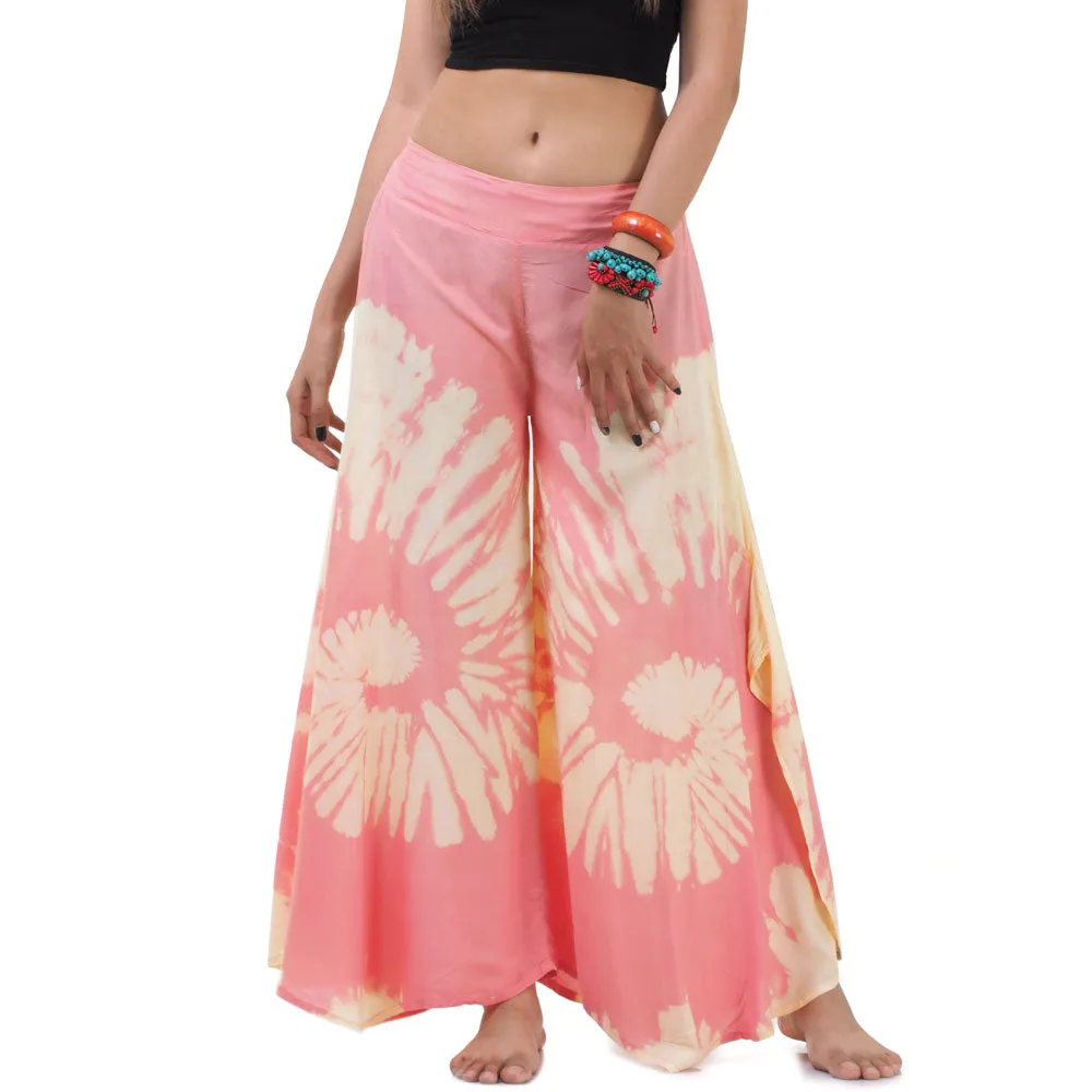 Fresh Mint Hippie Tie Dye Palazzo Pants