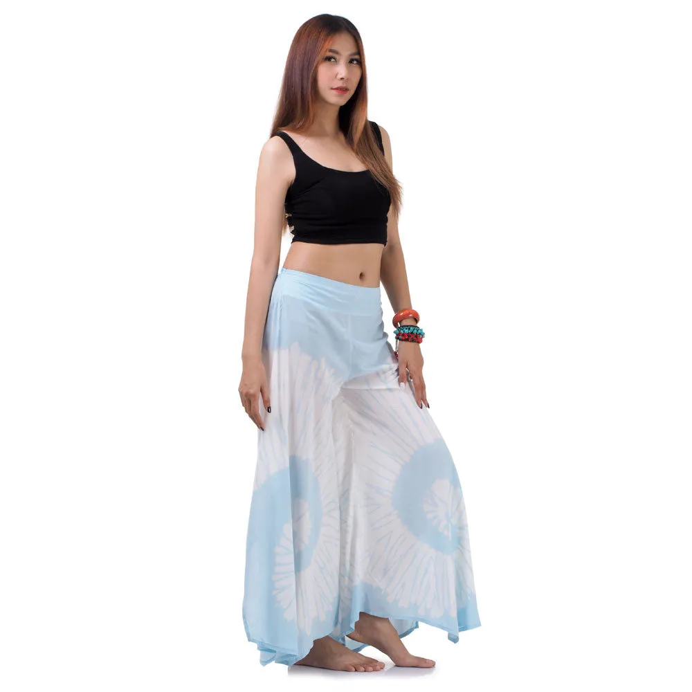 Fresh Mint Hippie Tie Dye Palazzo Pants