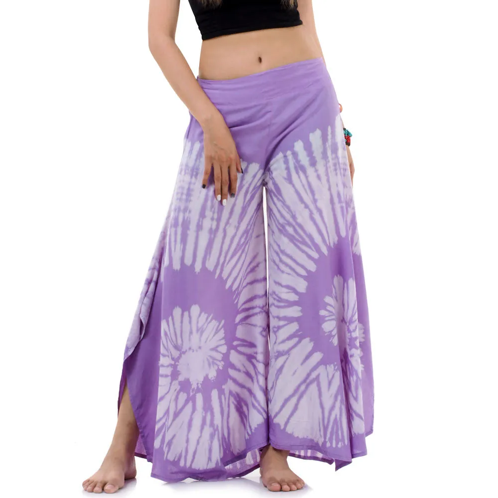 Fresh Mint Hippie Tie Dye Palazzo Pants