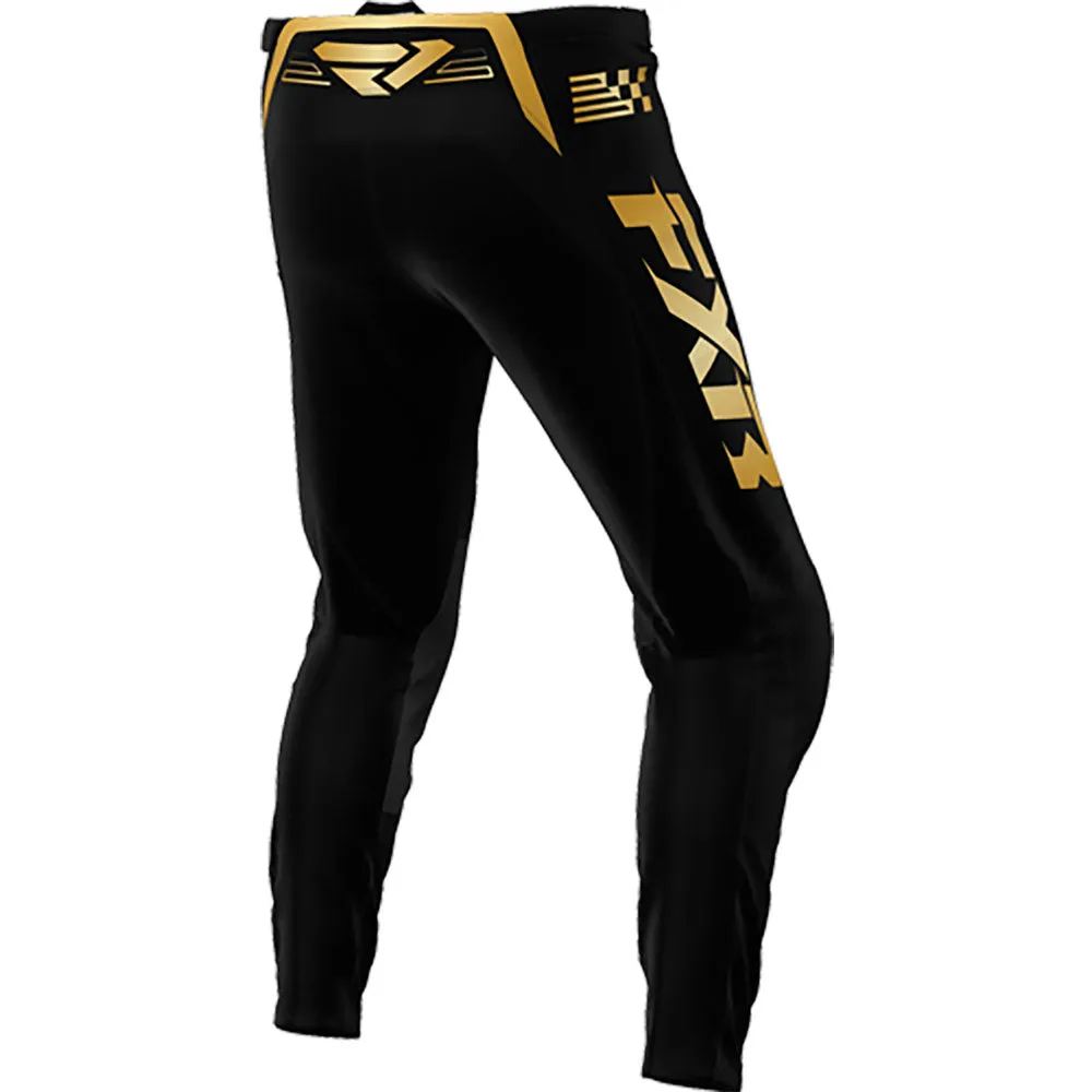 FXR Clutch MX Offroad Pants Black/Gold