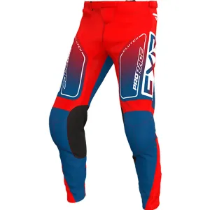 FXR Clutch MX Offroad Pants Slate/Red