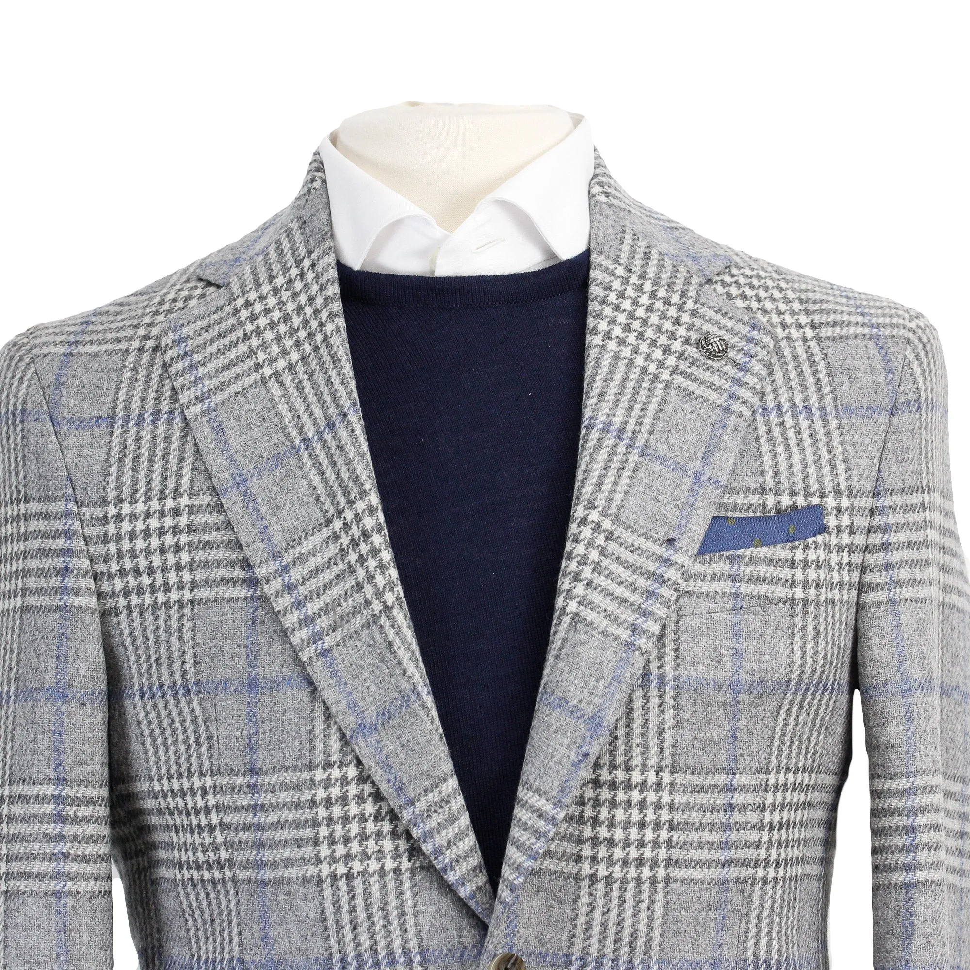 Gray Check Montana Modern Fit Sport Jacket - Jack Victor