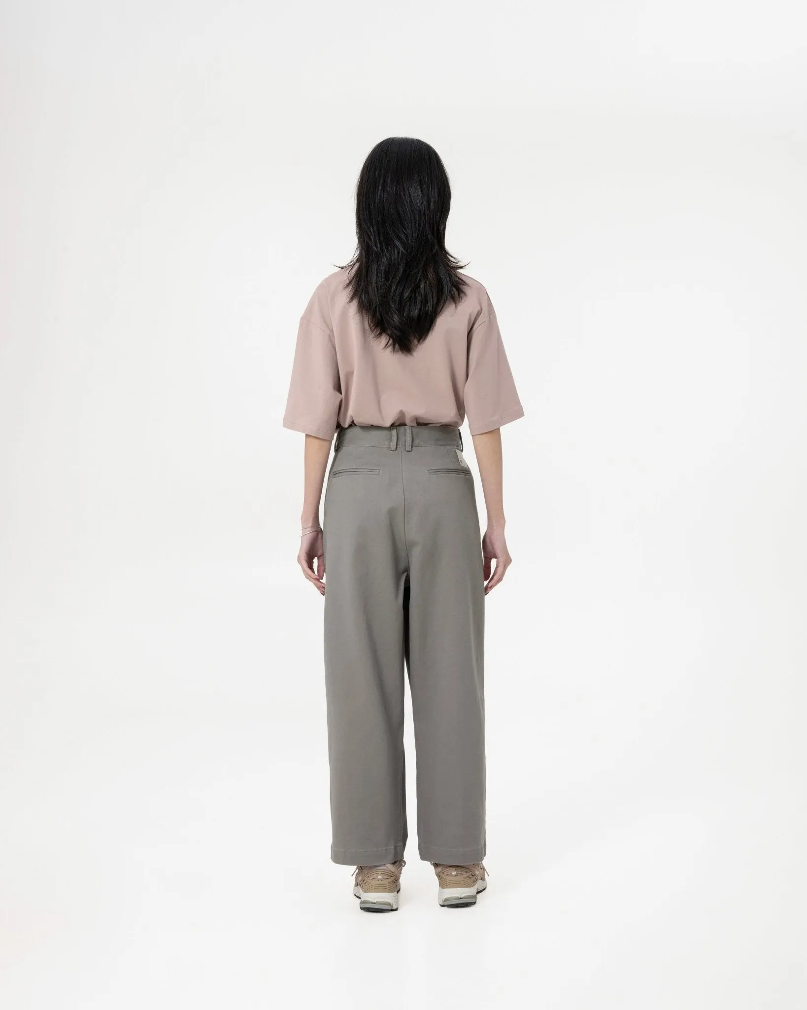 GRAYE Straight Cut Pants - Mauve Gray