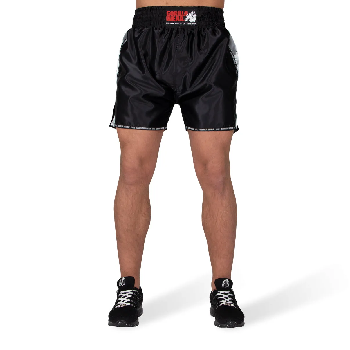 Henderson Muay Thai / Kickboxing Shorts - Black/Gray