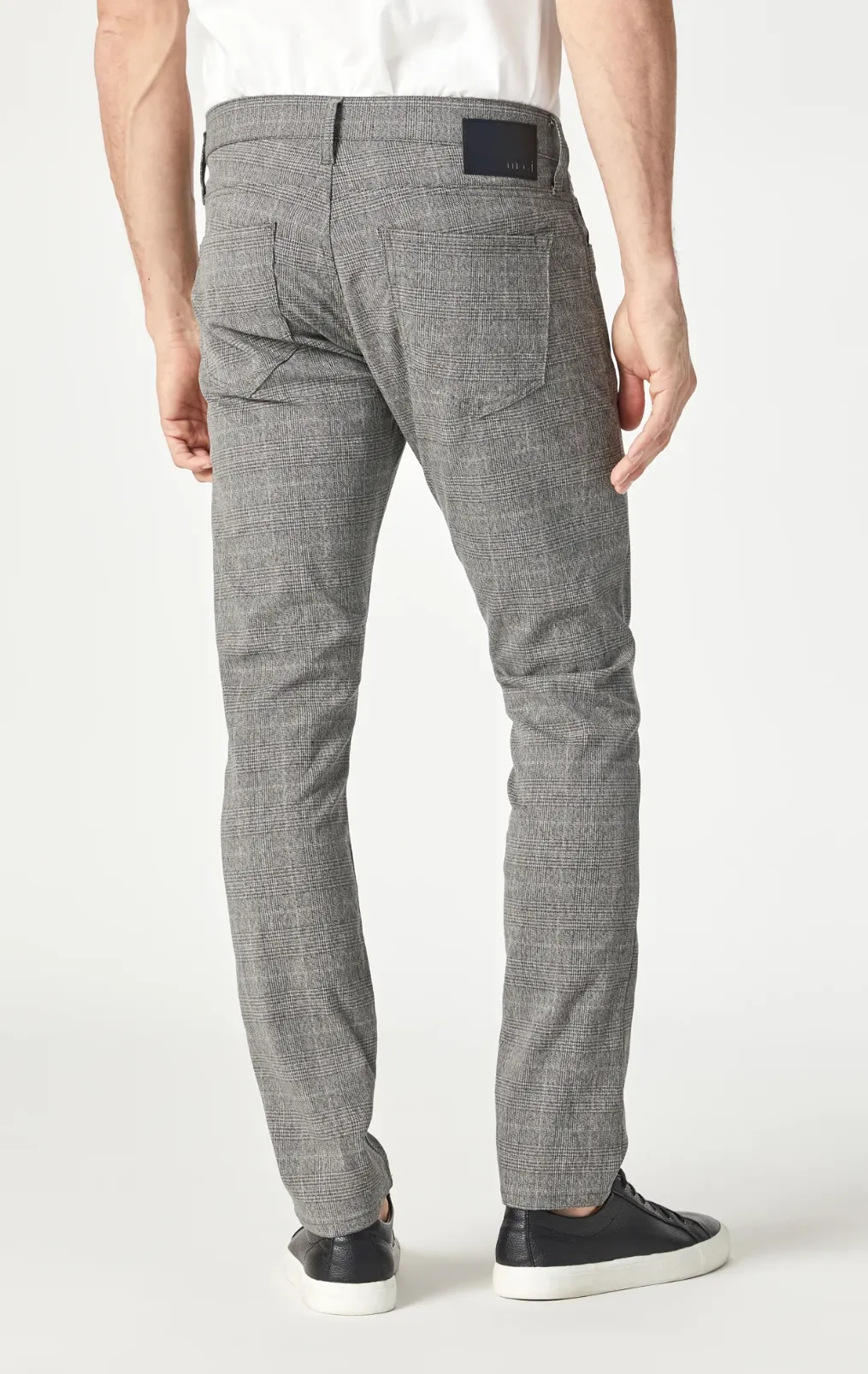 JAKE LIGHT GREY PLAID PANT