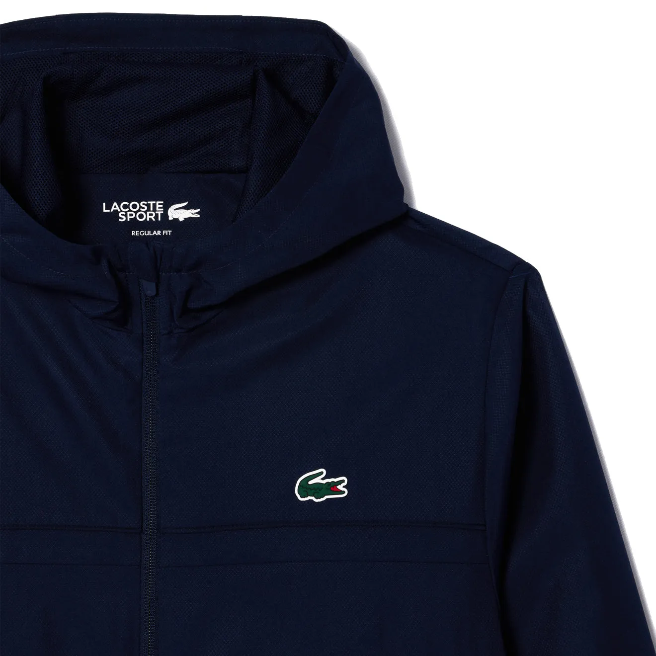 Lacoste Zipped Sport Training Jacket Navy Blue