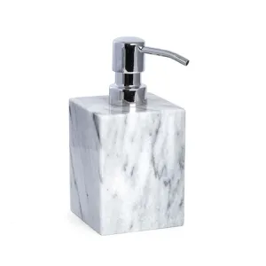 Marble Bath Soap Dispenser - Cloud Gray