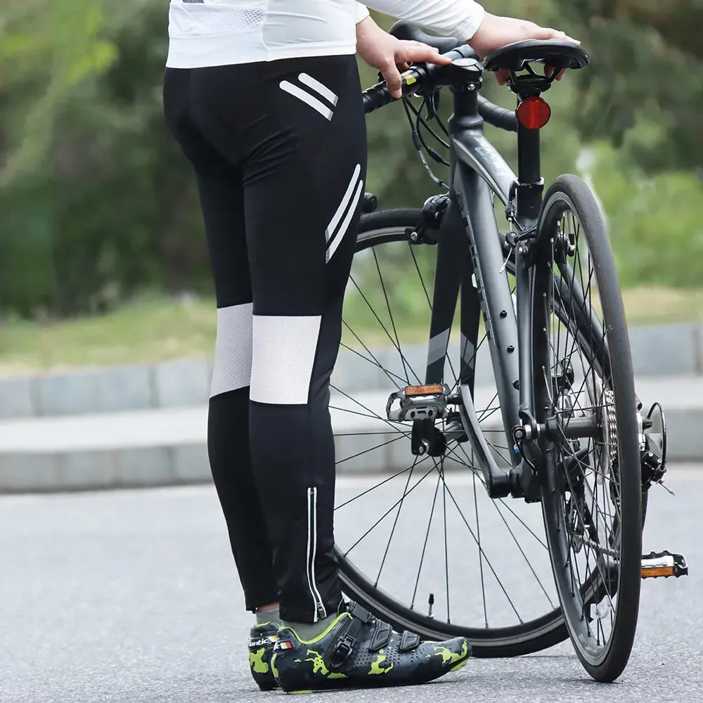 Men Autumn Tight Fitting Long Pants Cycling Shockproof 20D Gel Padded Tights MTB Bike Downhill Mountain Bicycle Leggings