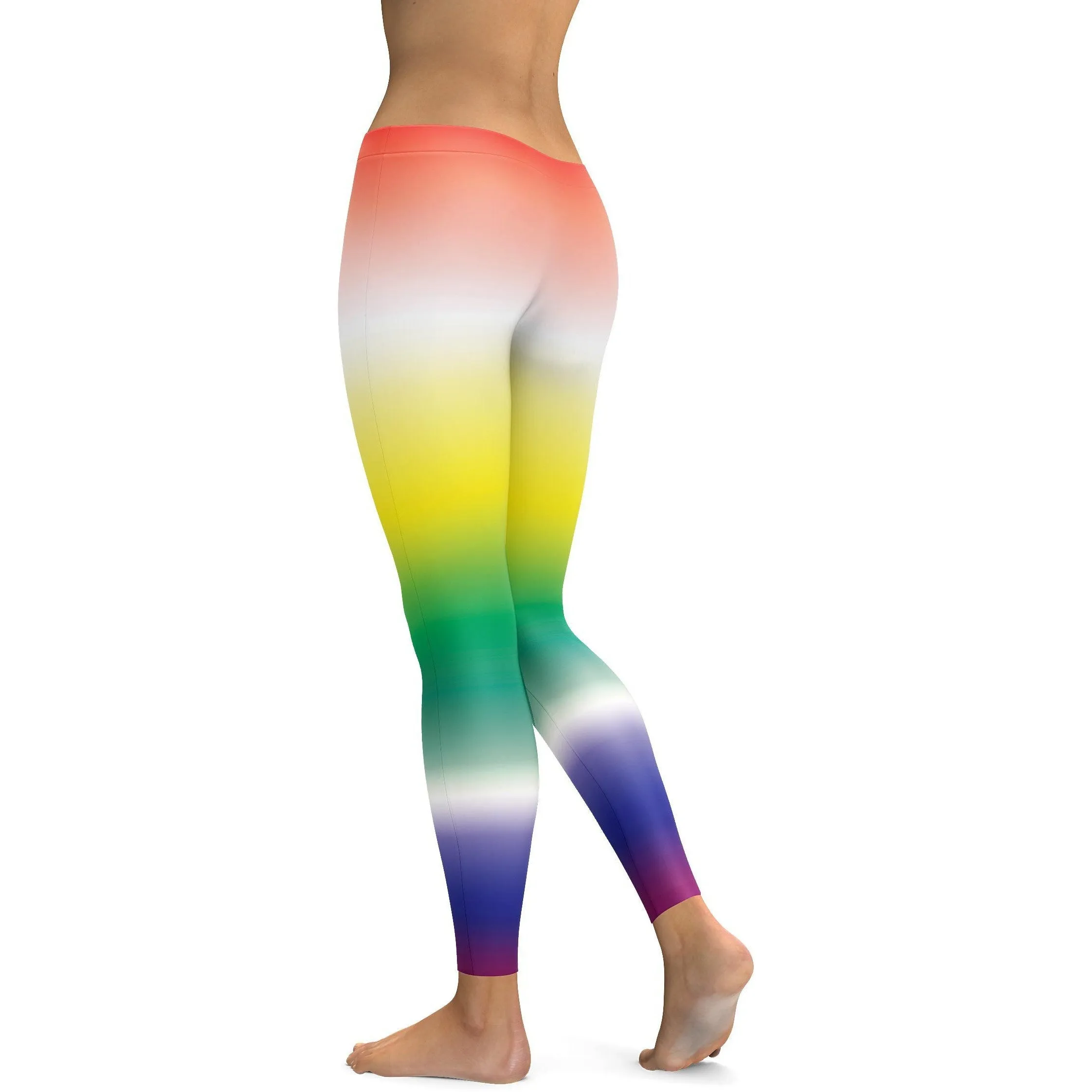 Ombre Rainbow Leggings