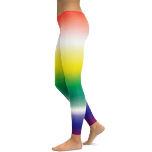 Ombre Rainbow Leggings