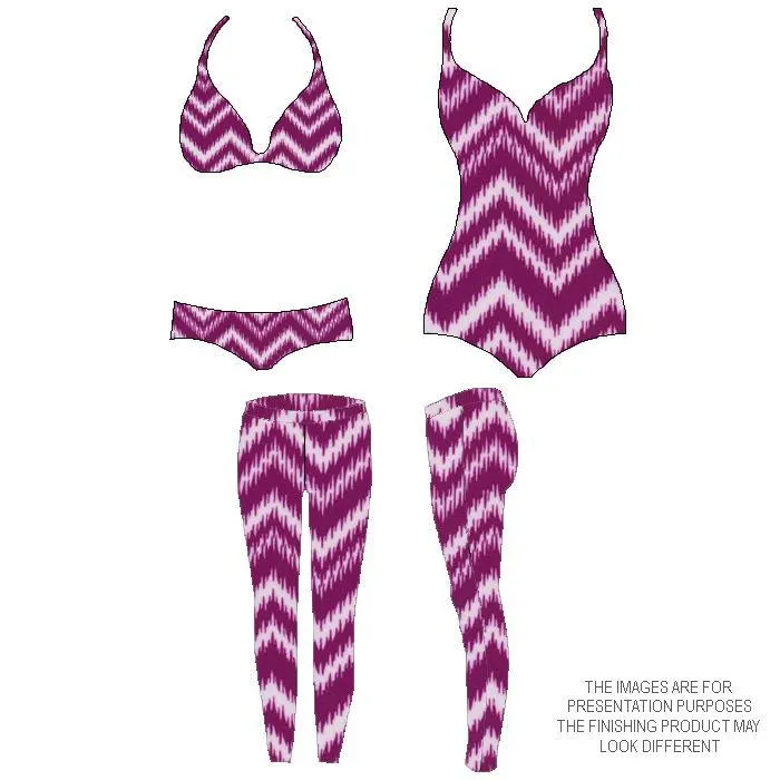 P-SPT10-08 | chevron, Printed Spandex Printed Spandex