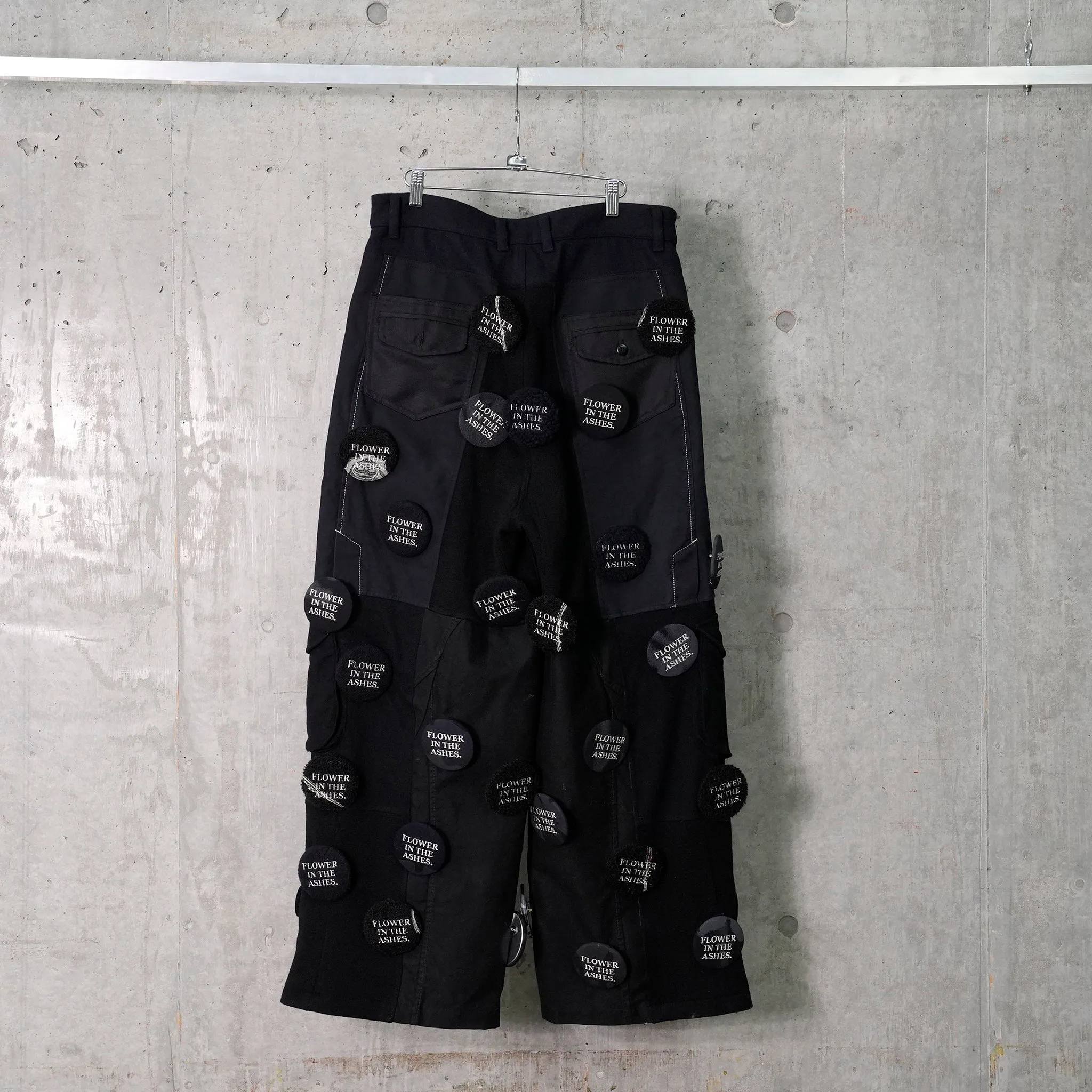 POLYESTER PANTS / 029/BLACK