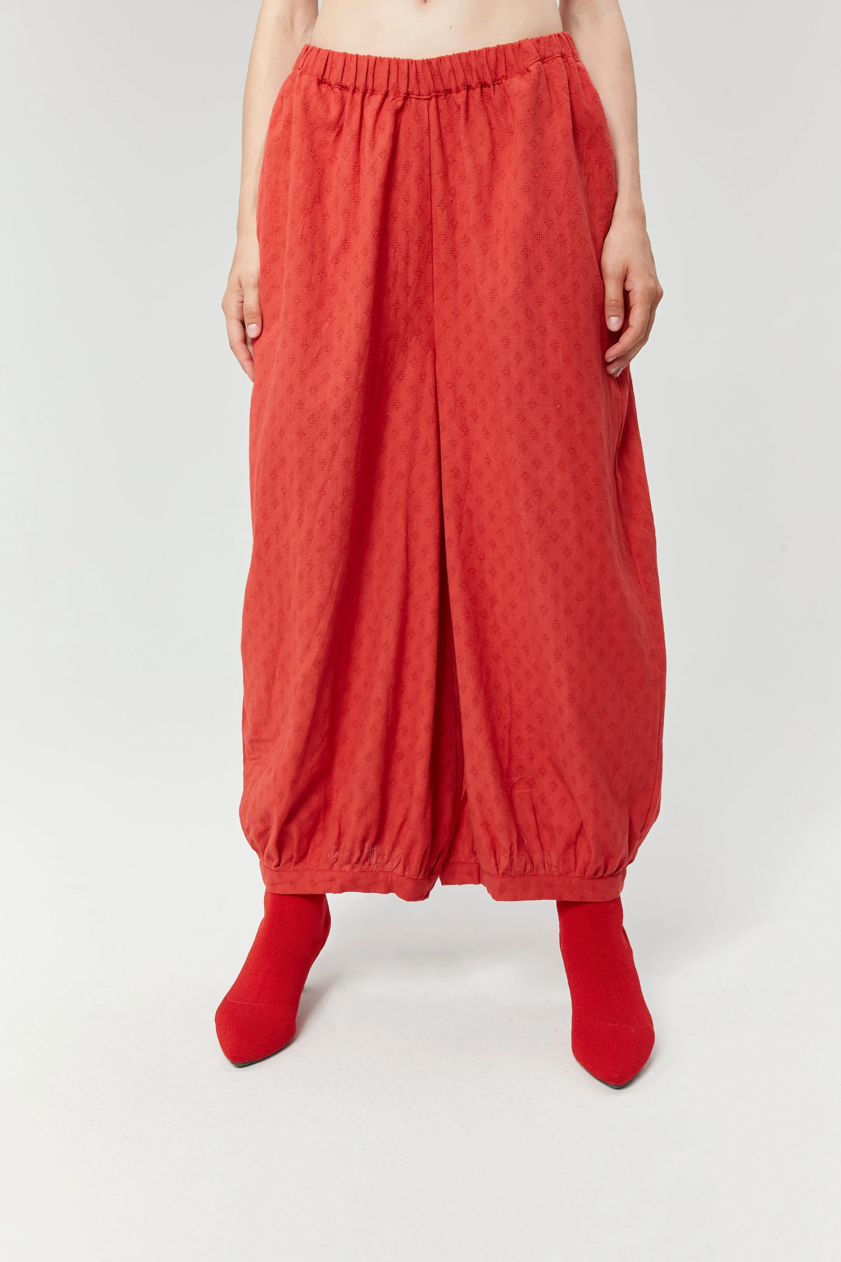 RED ATHENS PANTS