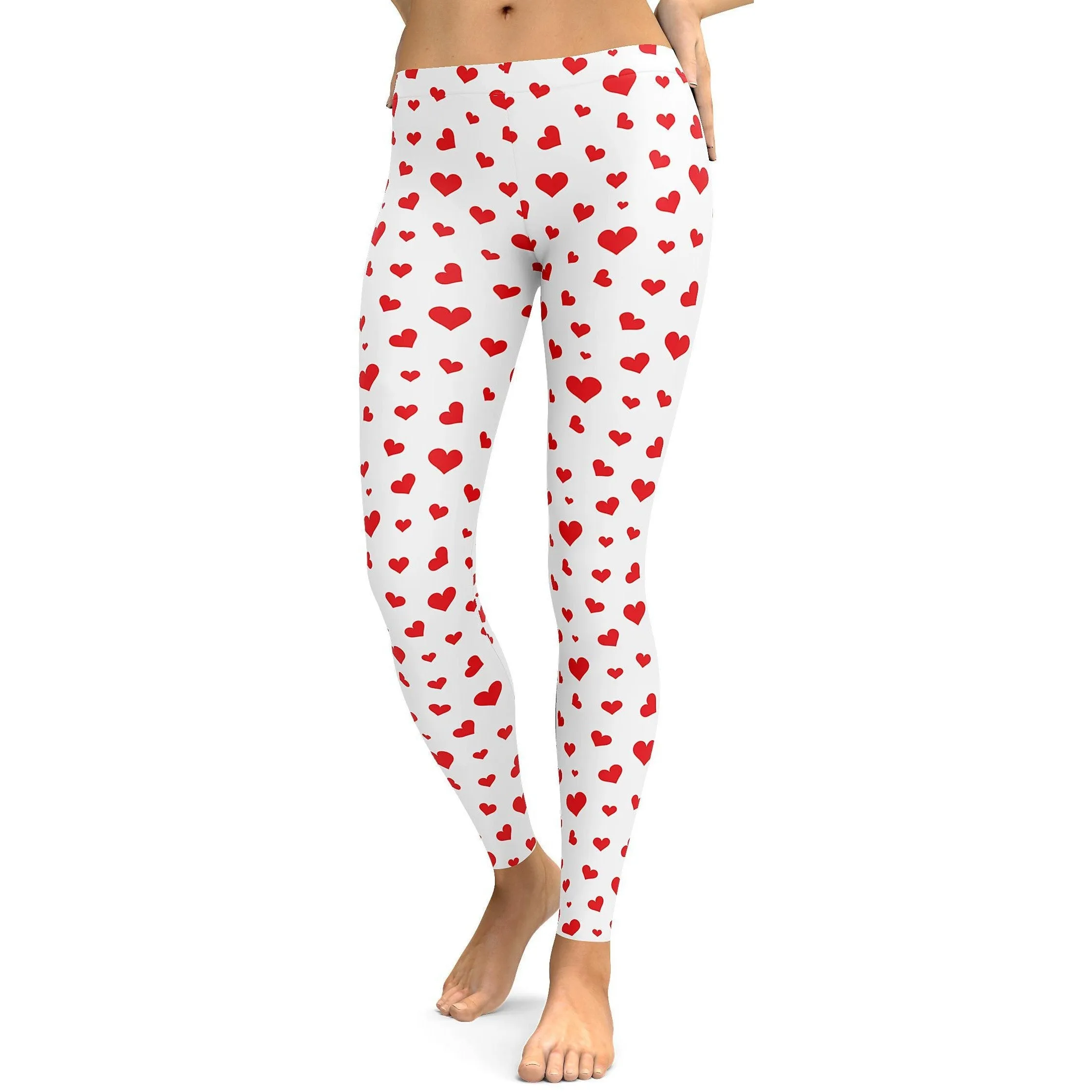 Red Hearts Leggings