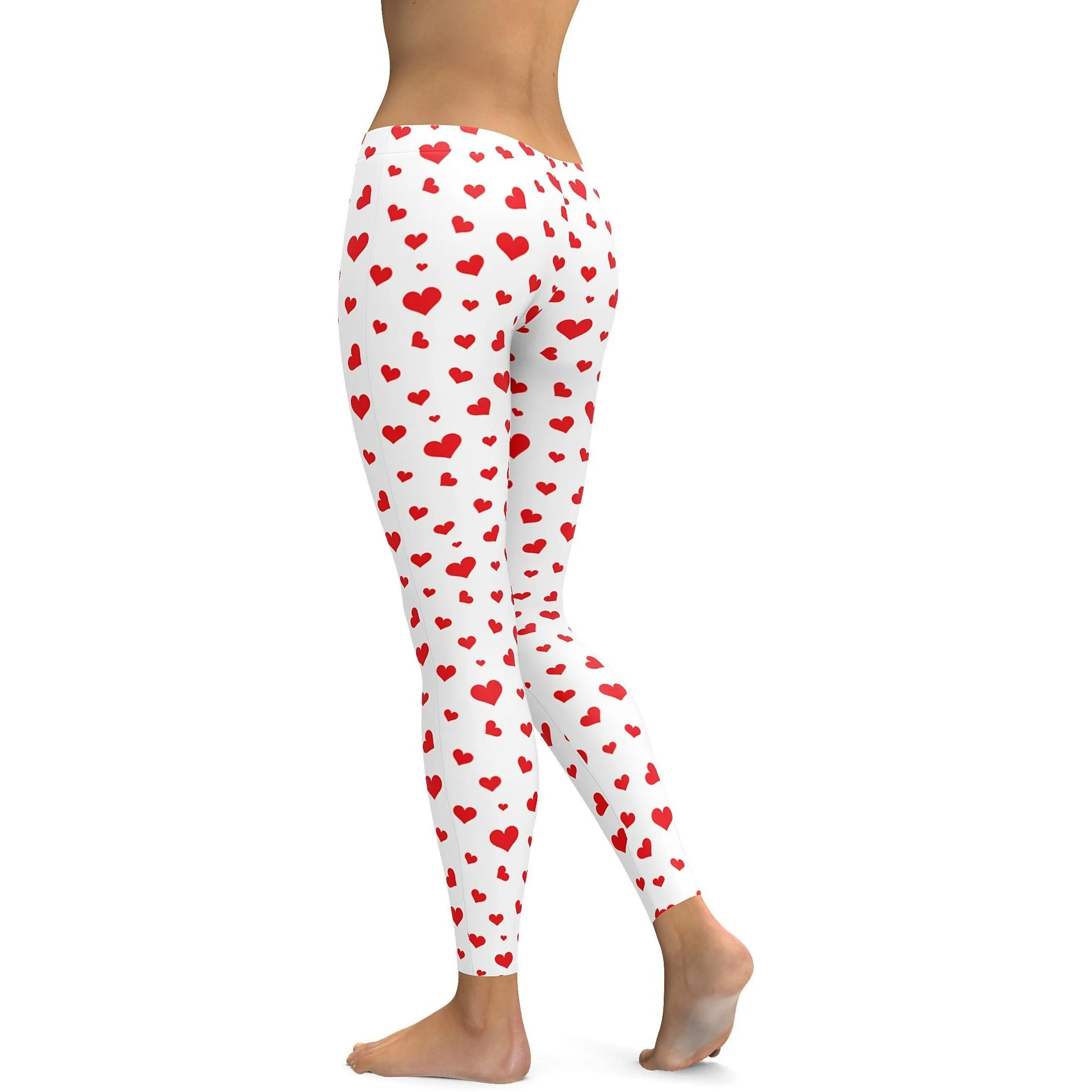 Red Hearts Leggings