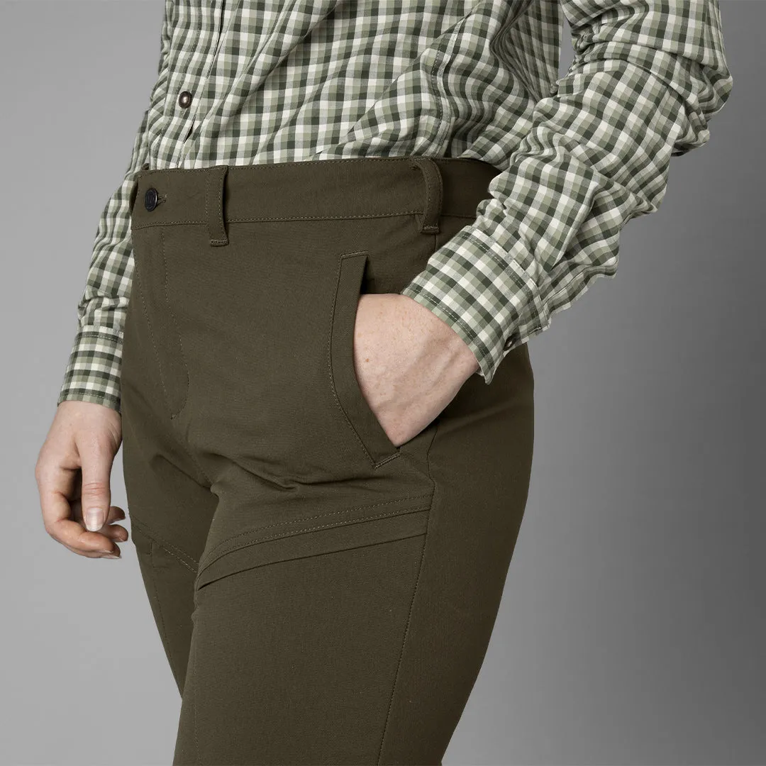 Retrieve Light Lady Trousers - Dark Warm Olive by Harkila