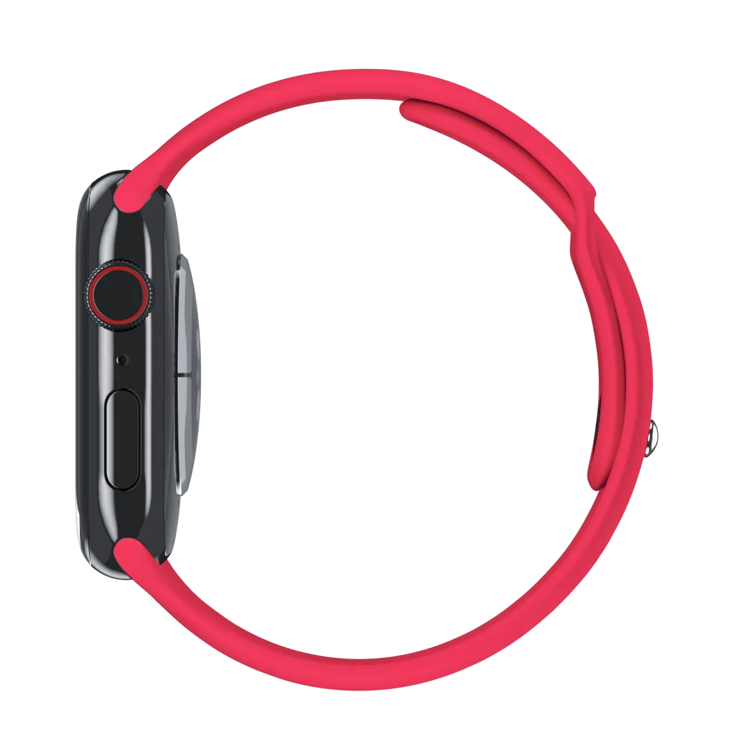 Rose Red Sport Band Chic for Apple Watch