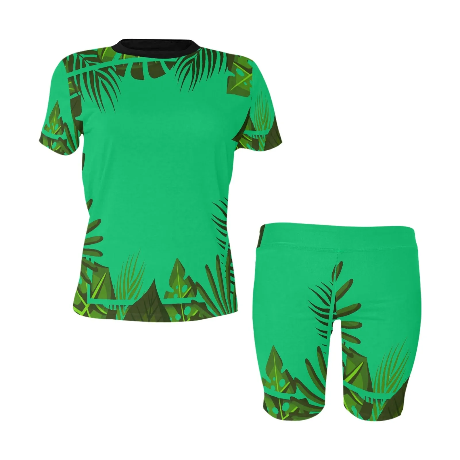 TROPICAL FOREST Women's Short Yoga Set