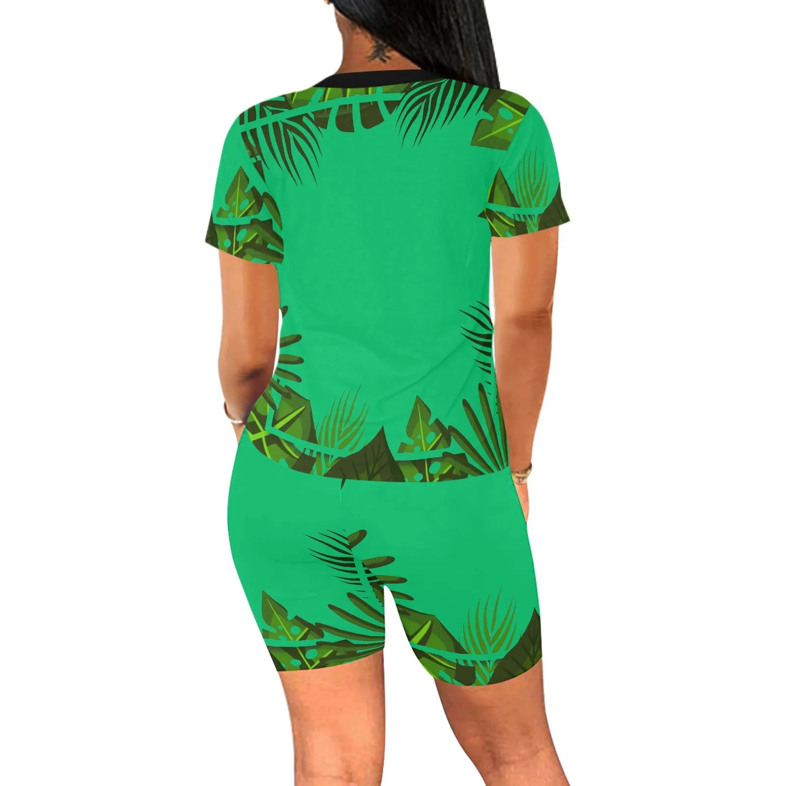 TROPICAL FOREST Women's Short Yoga Set