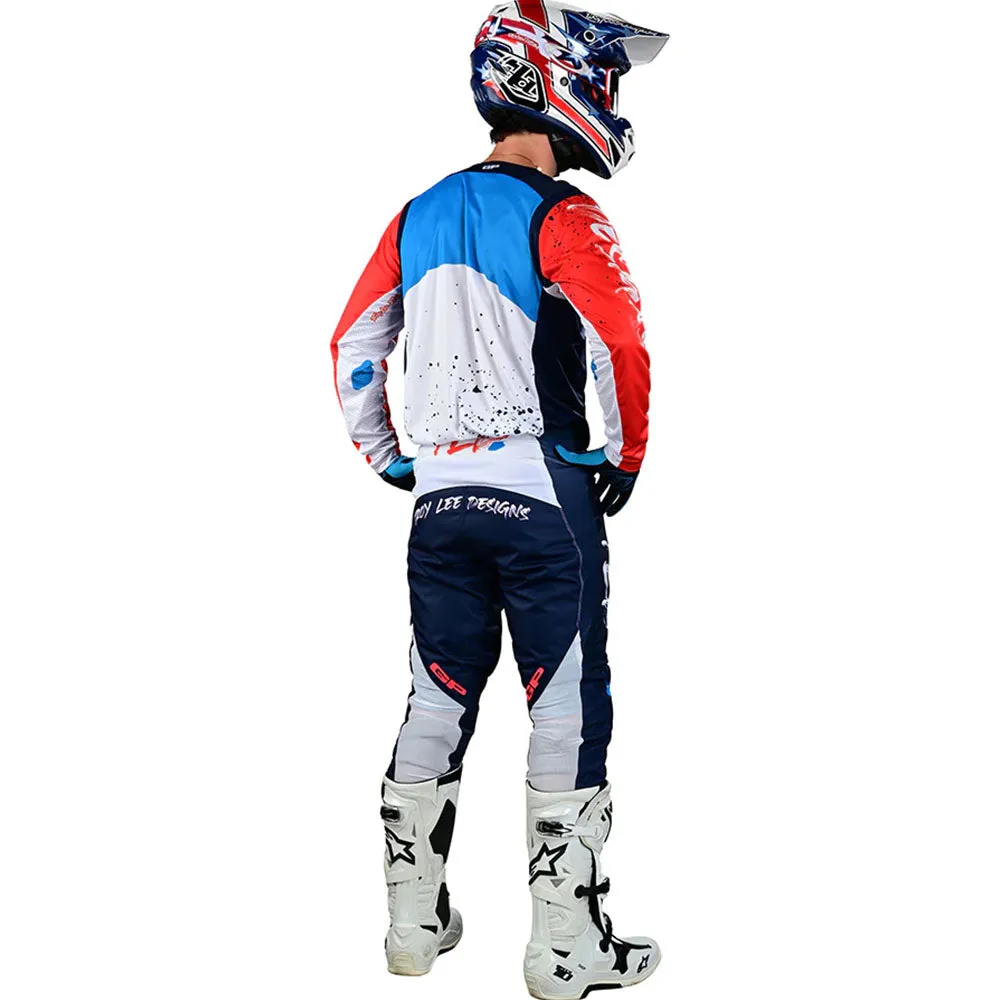 Troy Lee Designs GP Pro Particle Gear Combo (Navy/Orange)