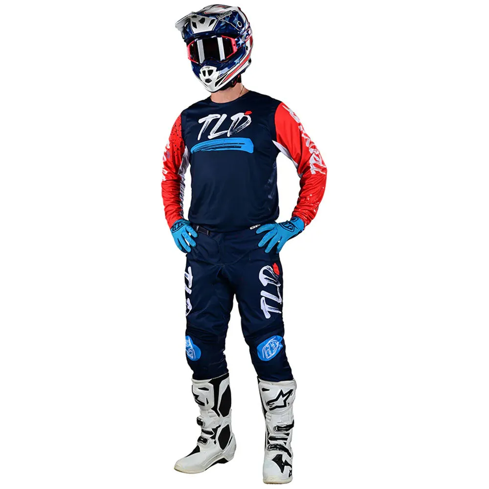 Troy Lee Designs GP Pro Particle Gear Combo (Navy/Orange)