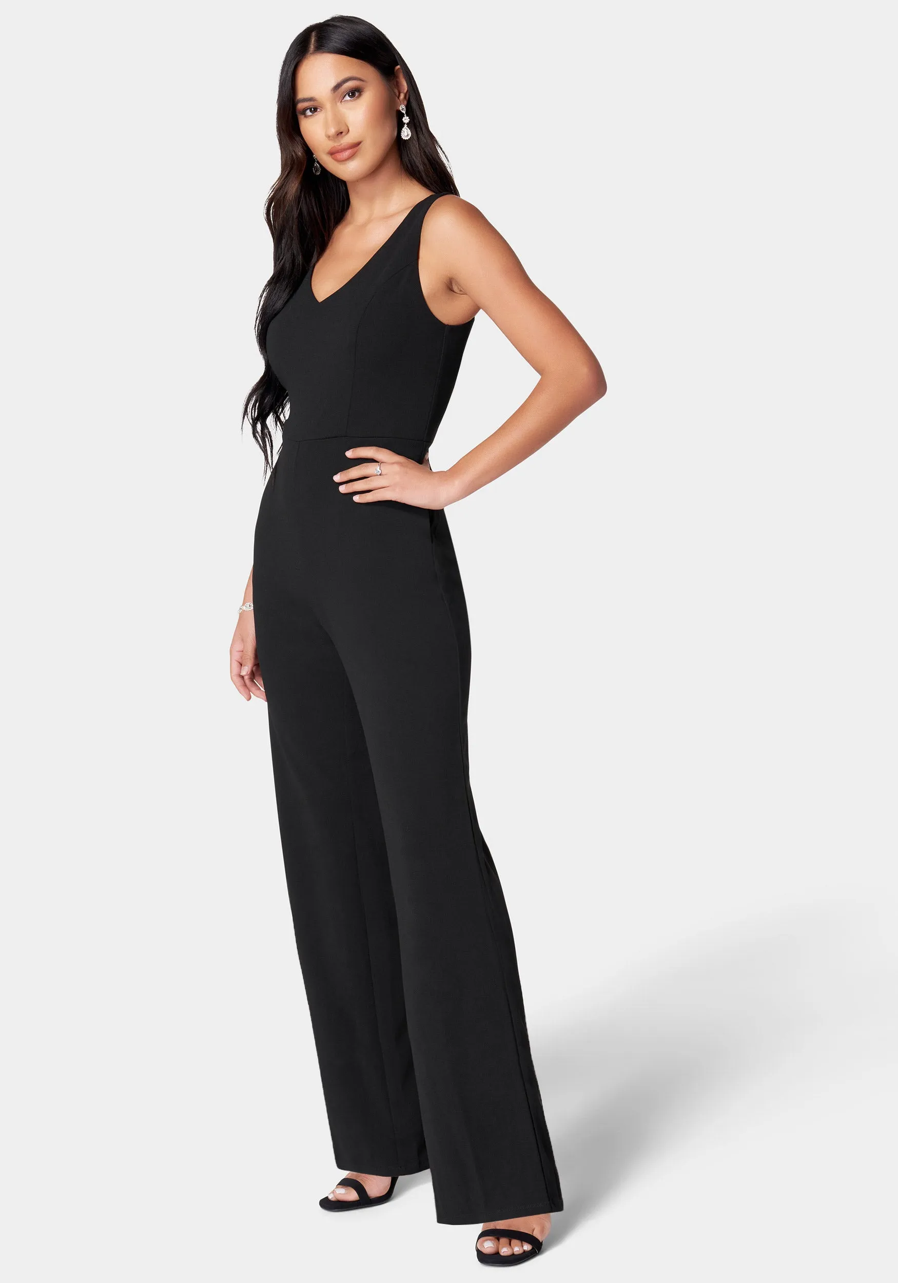 V Neck Core Jumpsuit