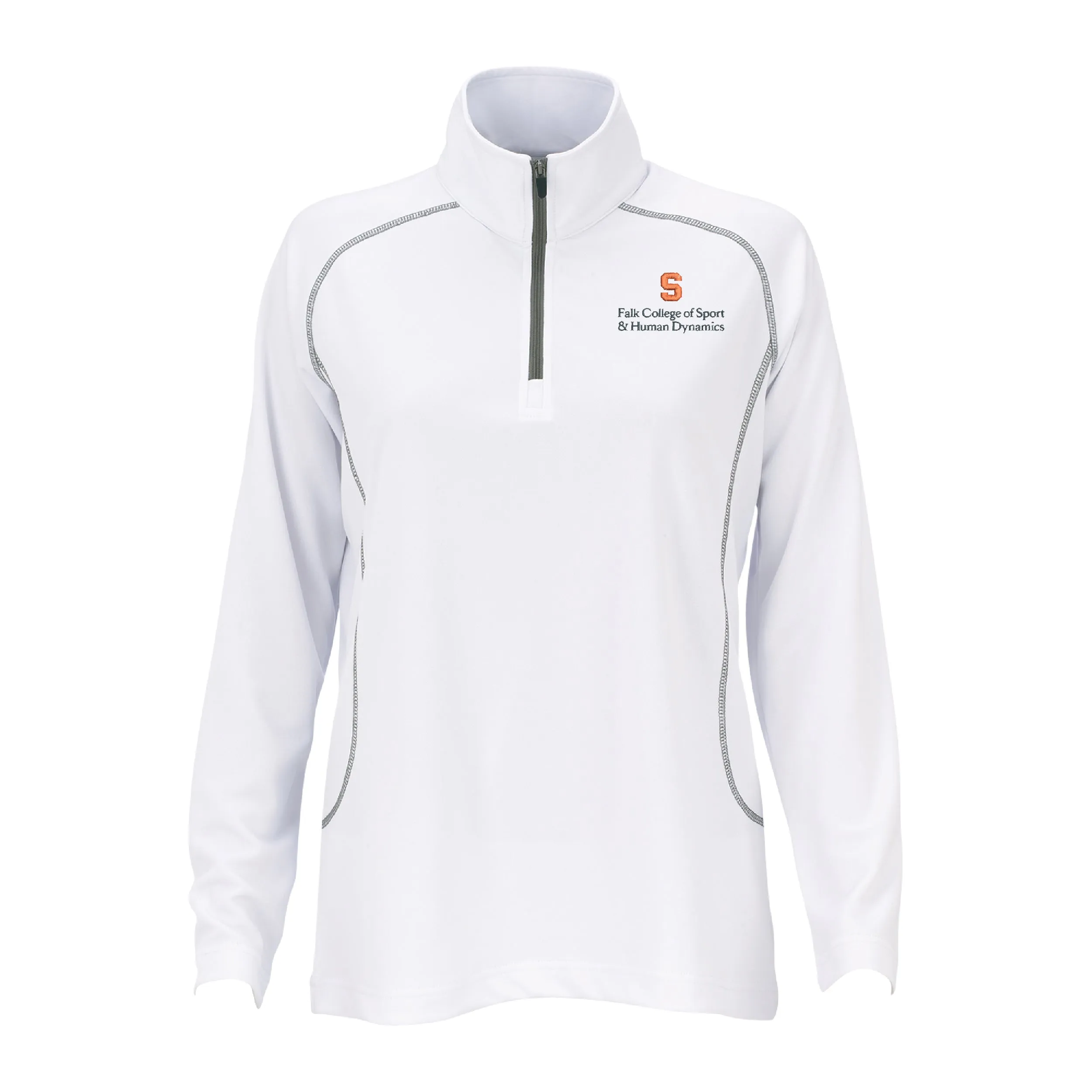 Vansport Ladies Syracuse Falk College Twill Knit 1/4 Pullover