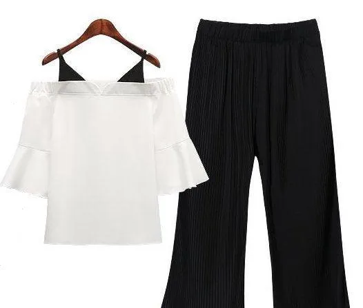 YIN & YANG ANKLE PANTS SET